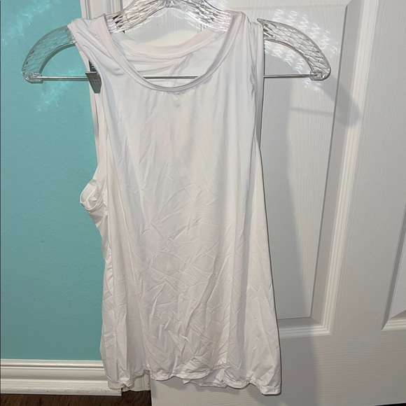 Lululemon Athletica White Open Back Tank Top - Picture 1 of 3